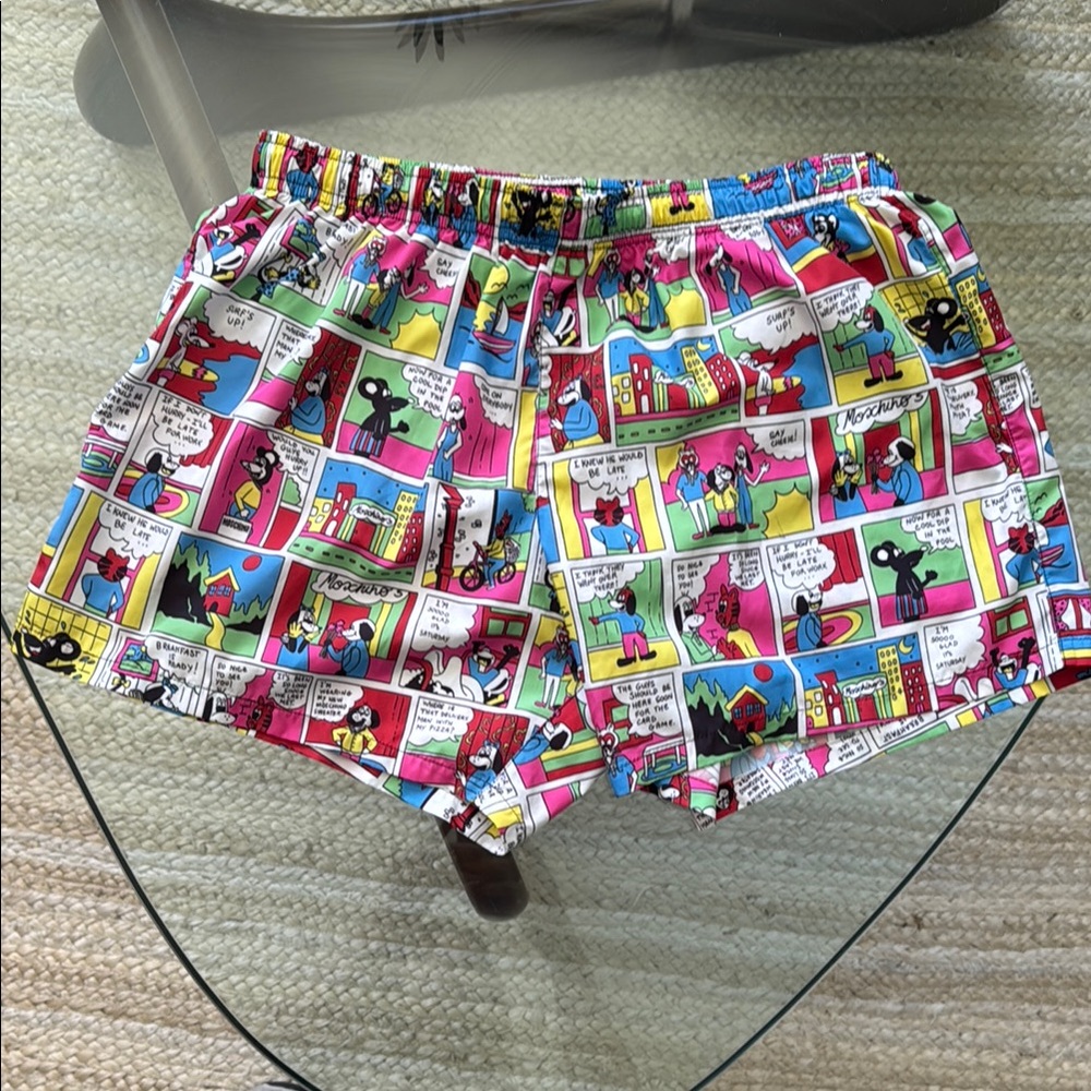 Moschino Men’s Colorful Comic Print Swim Trunks - Milano - Picture 4 of 4
